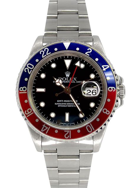 rolex gmt master ii 16710 pepsi bezel z series|Rolex GMT Master Pepsi bezel.